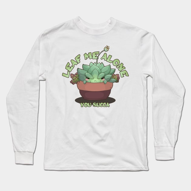 Leaf me alone Long Sleeve T-Shirt by Gizmoon